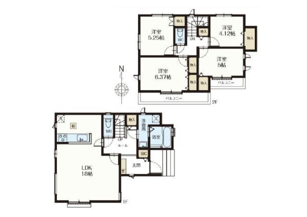 新築一戸建て足立区西伊興１丁目 新築一戸建て／全１７棟東京都足立区西伊興１丁目日暮里・舎人ライナー谷在家駅4990万円～5790万円