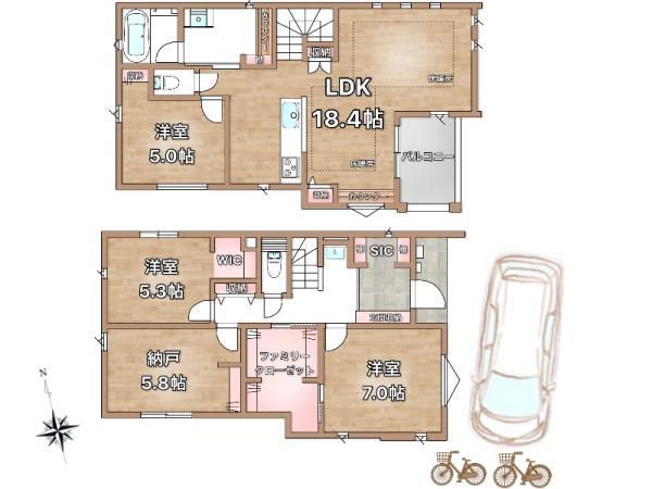 新築一戸建て江戸川区西小松川町 新築一戸建て東京都江戸川区西小松川町都営新宿線船堀駅6690万円