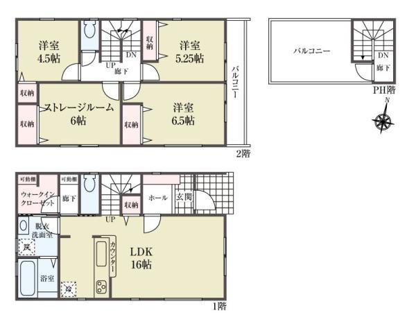 新築一戸建て足立区西竹の塚１丁目 新築一戸建て／全２棟東京都足立区西竹の塚１丁目東武伊勢崎線竹ノ塚駅6980万円～7080万円