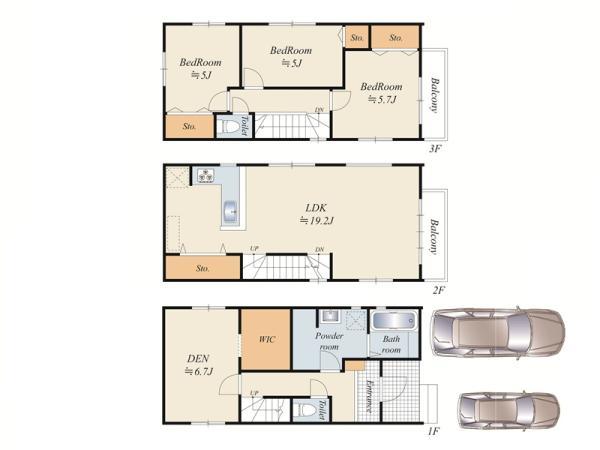 土地荒川区町屋６丁目 売地／建築条件なし／全５区画東京都荒川区町屋６丁目千代田線町屋駅5680万円～6180万円