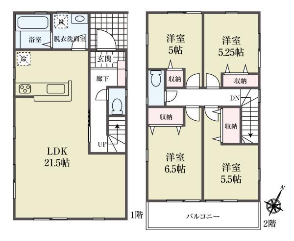 新築一戸建て市川市南大野３丁目 新築一戸建て／全４棟千葉県市川市南大野３丁目JR武蔵野線市川大野駅4180万円