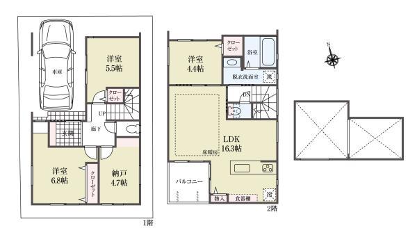 新築一戸建て江戸川区一之江６丁目 新築一戸建て東京都江戸川区一之江６丁目都営新宿線船堀駅6980万円
