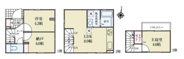 新築一戸建て北区志茂３丁目 新築一戸建て東京都北区志茂３丁目東京メトロ南北線志茂駅5480万円