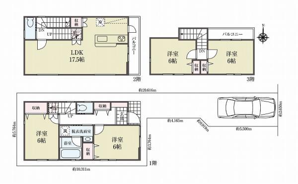 土地足立区南花畑１丁目 売地／建築条件付き／全３区画東京都足立区南花畑１丁目つくばエクスプレス六町駅4586万円