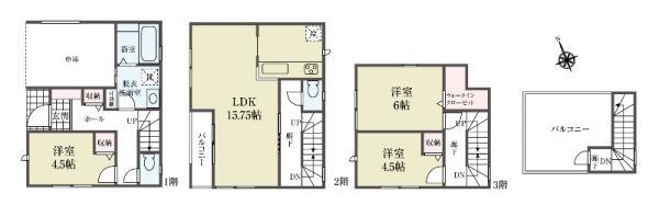 新築一戸建て板橋区三園２丁目 新築一戸建て東京都板橋区三園２丁目都営三田線西高島平駅5290万円