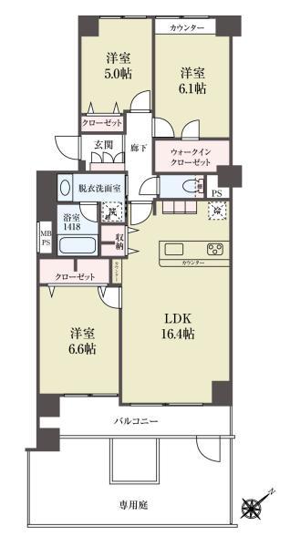 中古マンショングリーンキャピタル新小岩東京都江戸川区中央４丁目JR総武本線新小岩駅5180万円