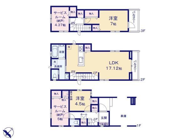 新築一戸建て市川市伊勢宿 新築一戸建て／全６棟千葉県市川市伊勢宿東京メトロ東西線行徳駅6590万円～6690万円