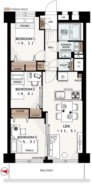 中古マンション小島第２スカイハイツ東京都江戸川区西葛西６丁目東西線西葛西駅4180万円