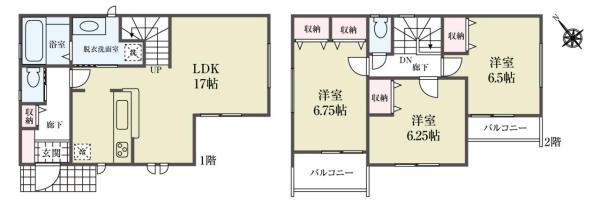 新築一戸建て市川市宮久保１丁目 新築一戸建て／全２棟千葉県市川市宮久保１丁目JR中央・総武線本八幡駅5090万円