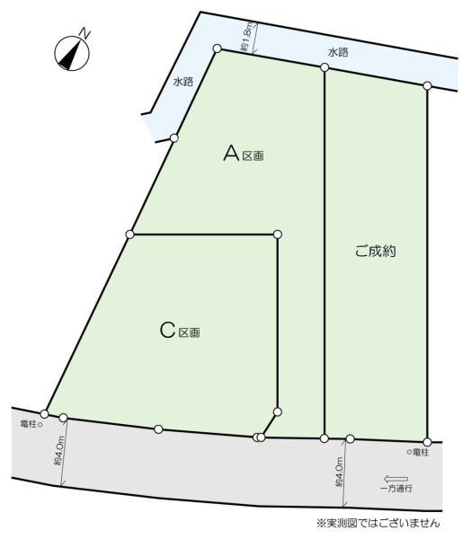 土地松戸市三矢小台３丁目 売地／建築条件なし／全３区画千葉県松戸市三矢小台３丁目北総鉄道矢切駅3390万円～3890万円