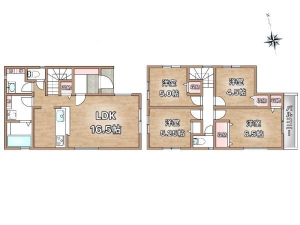 新築一戸建て江戸川区大杉２丁目 新築一戸建て／全３棟東京都江戸川区大杉２丁目都営新宿線一之江駅5380万円～5780万円