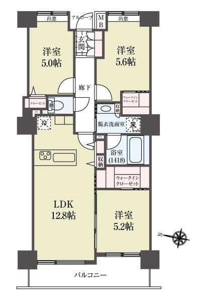 中古マンションビューネタワー平井東京都江戸川区平井３丁目JR中央・総武線平井駅7380万円