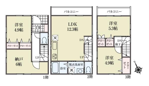 新築一戸建て江戸川区西一之江３丁目 新築一戸建て東京都江戸川区西一之江３丁目都営新宿線一之江駅4880万円