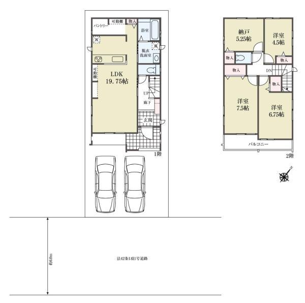 新築一戸建て市川市入船 新築一戸建て／全２棟千葉県市川市入船東西線行徳駅6590万円～7390万円