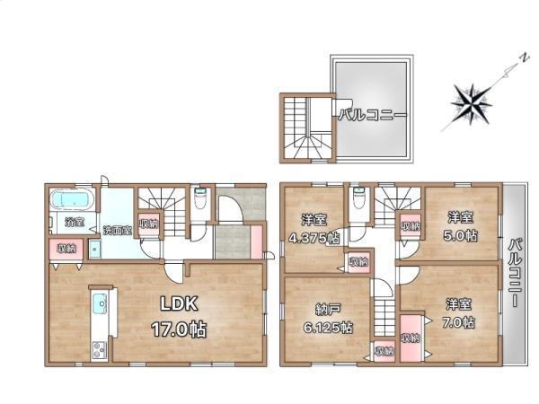 新築一戸建て江戸川区北葛西１丁目 新築一戸建て／全３棟東京都江戸川区北葛西１丁目都営新宿線船堀駅6790万円～7890万円