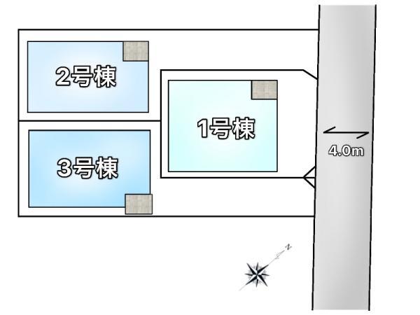 新築一戸建て江戸川区北葛西１丁目 新築一戸建て／全３棟東京都江戸川区北葛西１丁目都営新宿線船堀駅6790万円～7890万円