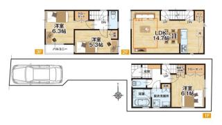 C号棟　間取り図