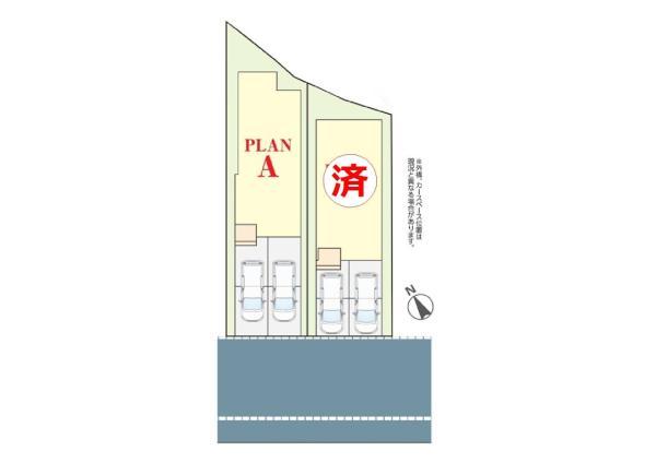 新築一戸建て松戸市上本郷 新築一戸建て／全２棟千葉県松戸市上本郷千代田常磐線北松戸駅5490万円