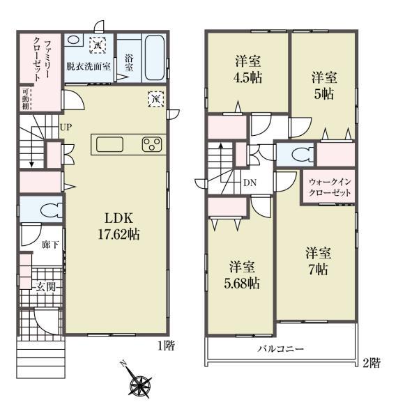 新築一戸建て松戸市栗山 新築一戸建て／全３棟千葉県松戸市栗山北総鉄道矢切駅5290万円