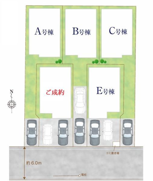 新築一戸建て足立区花畑４丁目 新築一戸建て／全５棟東京都足立区花畑４丁目東武伊勢崎線竹ノ塚駅4890万円～5490万円