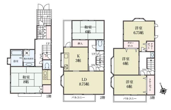 中古一戸建て江戸川区東小岩６丁目 中古一戸建て東京都江戸川区東小岩６丁目JR中央・総武線小岩駅5980万円