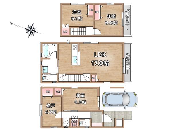 新築一戸建て江戸川区松島２丁目 新築一戸建て東京都江戸川区松島２丁目JR総武本線新小岩駅6480万円