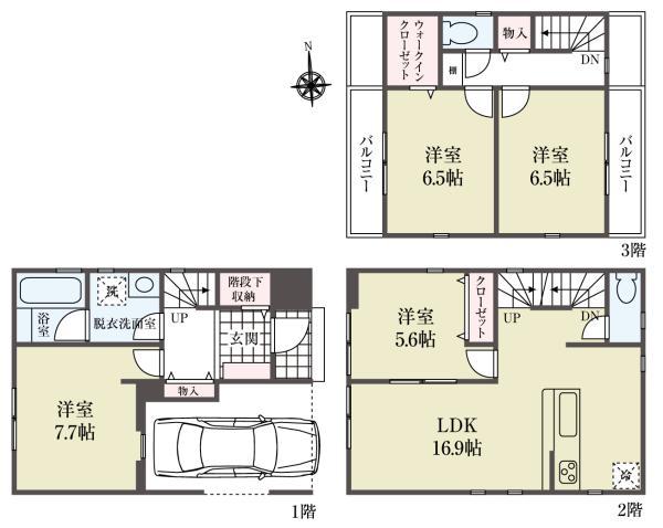 新築一戸建て荒川区西尾久２丁目 新築一戸建て／全２棟東京都荒川区西尾久２丁目都電荒川線宮ノ前駅7680万円～7880万円
