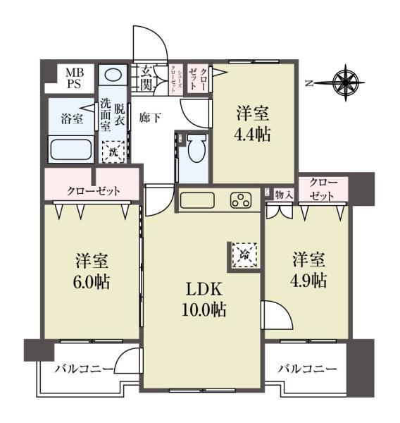中古マンショングリーンパーク新小岩東京都江戸川区松江２丁目JR総武本線新小岩駅3580万円