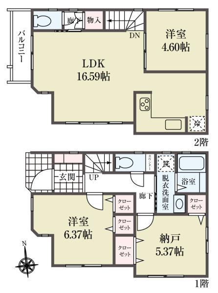 新築一戸建て市川市菅野２丁目 新築一戸建て／全３棟千葉県市川市菅野２丁目京成本線菅野駅5580万円～5980万円