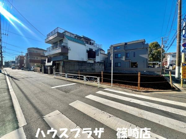 土地江戸川区鹿骨３丁目 売地／建築条件付き／全２区画東京都江戸川区鹿骨３丁目都営新宿線篠崎駅3730万円～4300万円