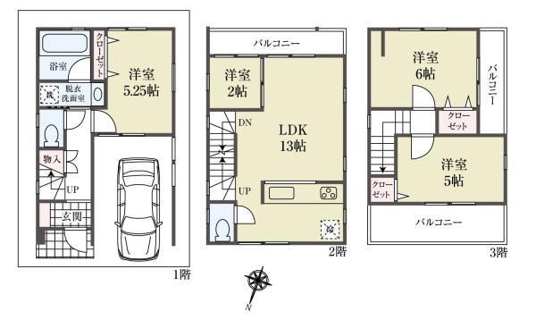 新築一戸建て江戸川区鹿骨４丁目 新築一戸建て東京都江戸川区鹿骨４丁目都営新宿線篠崎駅4990万円