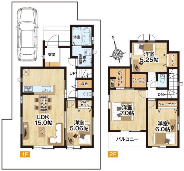 新築一戸建て松戸市新松戸６丁目 新築一戸建て／全８棟千葉県松戸市新松戸６丁目千代田常磐線新松戸駅4790万円～5890万円