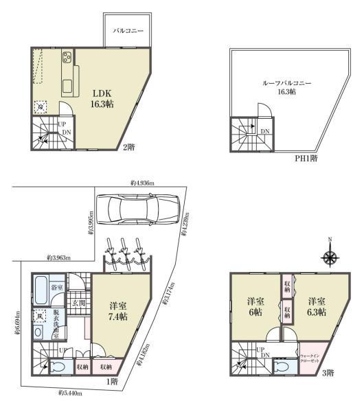 新築一戸建て足立区江北１丁目 新築一戸建て東京都足立区江北１丁目日暮里・舎人ライナー高野駅4880万円
