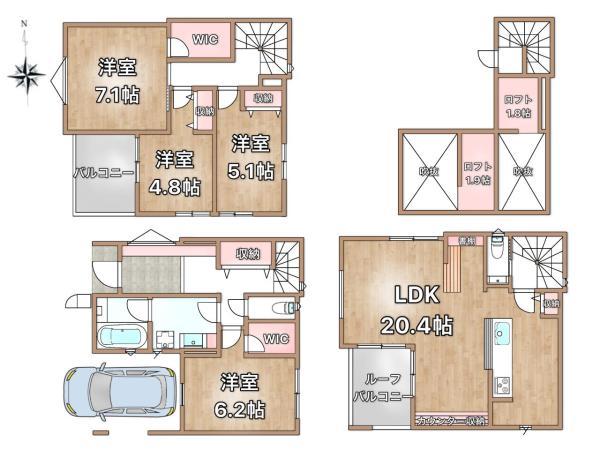 土地江戸川区松江３丁目 売地／建築条件付き／全２区画東京都江戸川区松江３丁目都営新宿線一之江駅4280万円