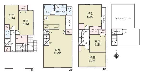 土地江戸川区松江２丁目 売地／建築条件付き／全４区画東京都江戸川区松江２丁目都営新宿線一之江駅3980万円～4980万円