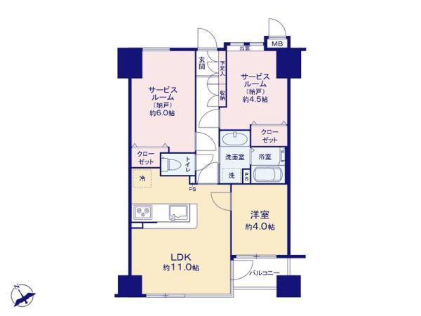中古マンションセレナハイム荒川公園東京都荒川区荒川１丁目JR常磐線（上野～取手）三河島駅4590万円
