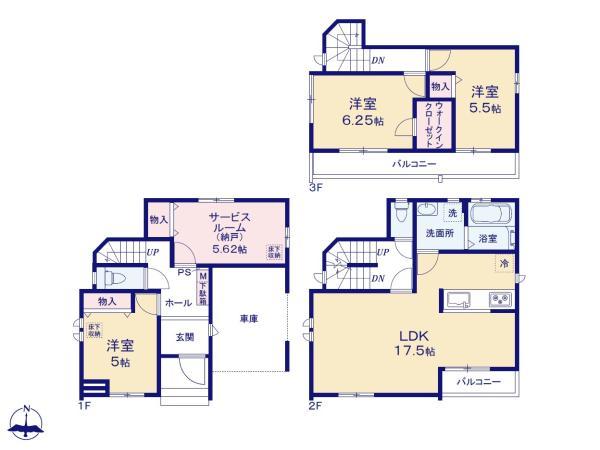 新築一戸建て足立区青井２丁目 新築一戸建て／全２棟東京都足立区青井２丁目つくばエクスプレス青井駅5990万円～6290万円