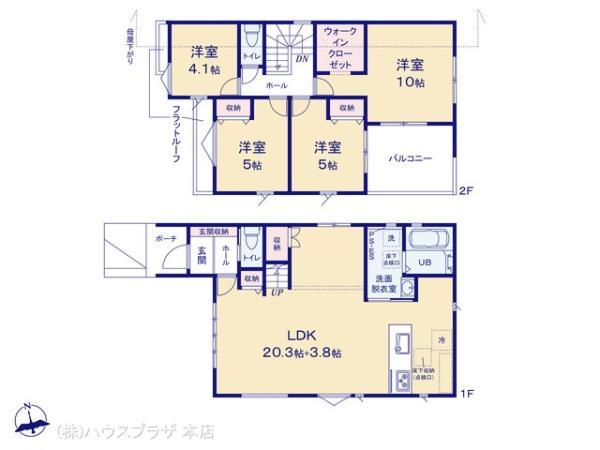 新築一戸建て船橋市大穴南15期千葉県船橋市大穴南１丁目京成松戸線滝不動駅4299万円