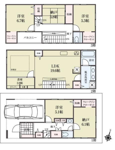 新築一戸建て江戸川区西小岩４丁目 新築一戸建て東京都江戸川区西小岩４丁目JR中央・総武線小岩駅9580万円