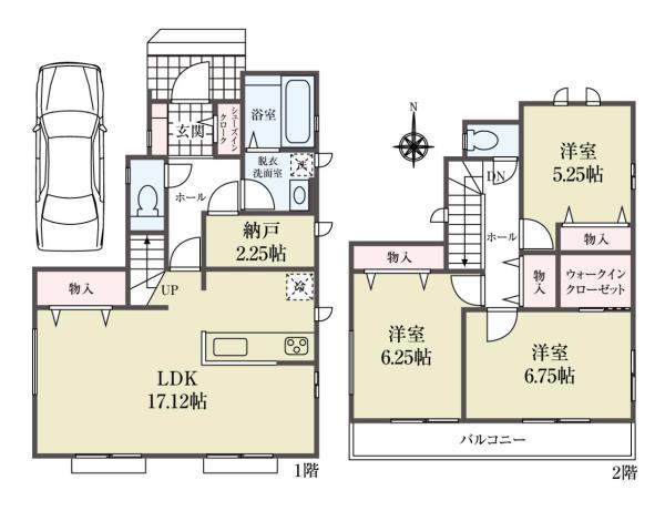 新築一戸建て船橋市丸山３丁目 新築一戸建て／全２棟千葉県船橋市丸山３丁目東武野田線馬込沢駅3390万円