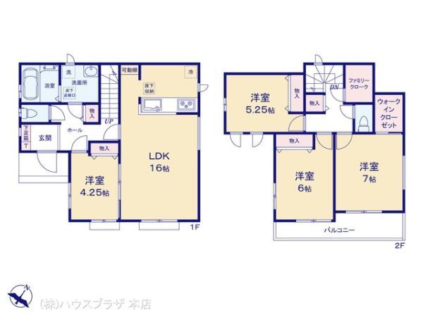 新築一戸建て船橋市八木が谷1丁目662番千葉県船橋市八木が谷１丁目京成松戸線二和向台駅3490万円