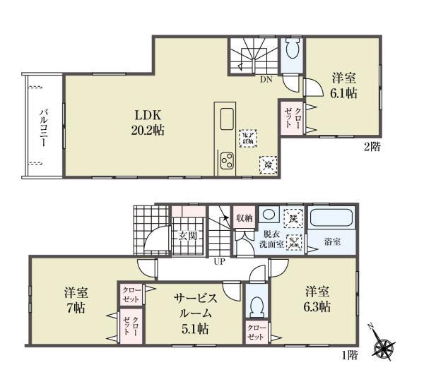 新築一戸建て江戸川区下篠崎町 新築一戸建て東京都江戸川区下篠崎町都営新宿線篠崎駅6380万円