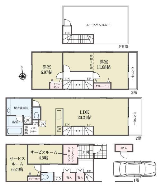 新築一戸建て豊島区池袋本町２丁目 新築一戸建て／全２棟東京都豊島区池袋本町２丁目東武東上線北池袋駅1億3180万円～1億3480万円