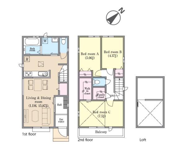新築一戸建て浦安市弁天４丁目 新築一戸建て／全２棟千葉県浦安市弁天４丁目JR京葉線舞浜駅6890万円～6990万円