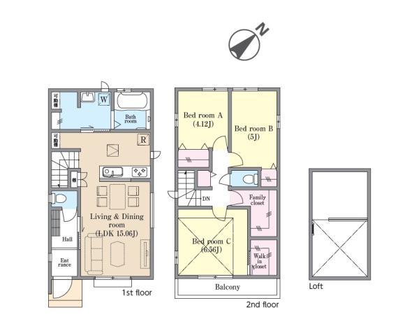新築一戸建て浦安市弁天４丁目 新築一戸建て／全２棟千葉県浦安市弁天４丁目JR京葉線舞浜駅6890万円～6990万円