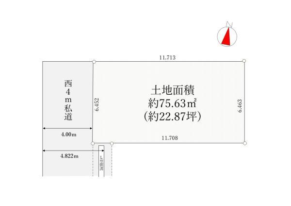 土地葛飾区立石６丁目 売地／建築条件付き東京都葛飾区立石６丁目京成本線青砥駅5060万円
