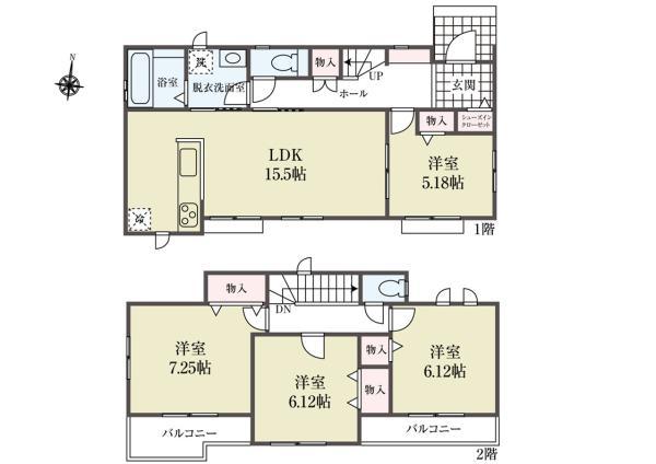 新築一戸建て葛飾区南水元２丁目 新築一戸建て／全２棟東京都葛飾区南水元２丁目千代田常磐線金町駅5190万円