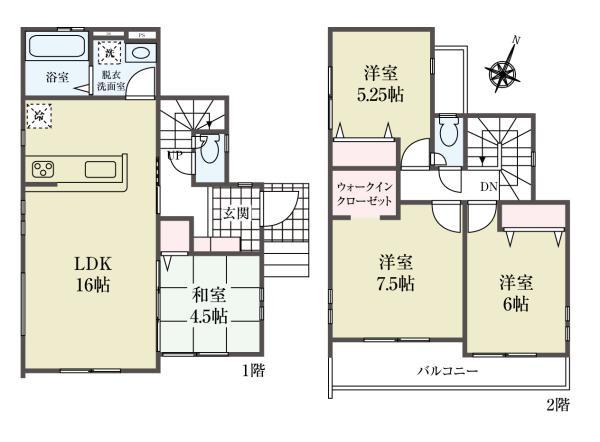 新築一戸建て市川市大野町２丁目 新築一戸建て千葉県市川市大野町２丁目JR武蔵野線市川大野駅4490万円