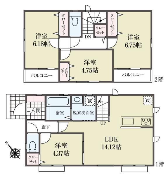 新築一戸建て市川市本北方１丁目 新築一戸建て／全３棟千葉県市川市本北方１丁目京成本線鬼越駅4290万円