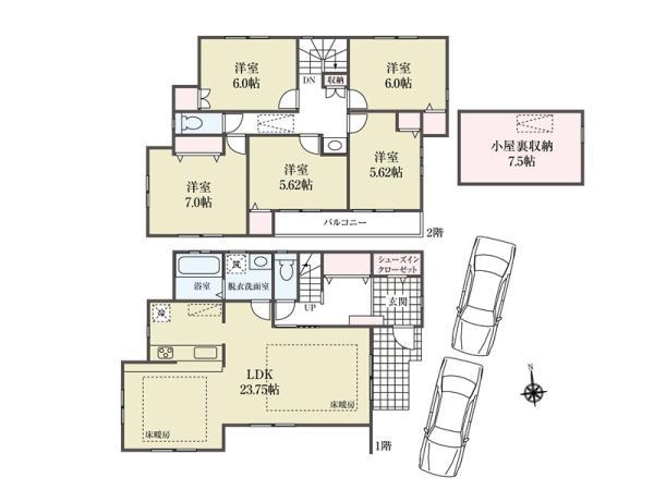 新築一戸建て練馬区南大泉５丁目 新築一戸建て東京都練馬区南大泉５丁目西武池袋線大泉学園駅8280万円